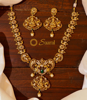 Lakshmi Temple necklace. Lakshmi Temple necklace.