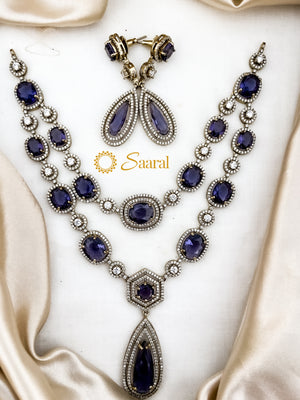 PURPLE Layer victorian necklace PURPLE Layer victorian necklace
