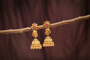 GOLD PLATED AD STONEJHUMKAS GOLD PLATED AD STONEJHUMKAS