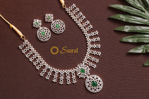 Stunning Heavy AD SET WITH Green Stone Stunning Heavy AD SET WITH Green Stone