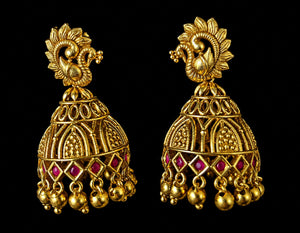 Traditional peacok Jhumka Traditional peacok Jhumka