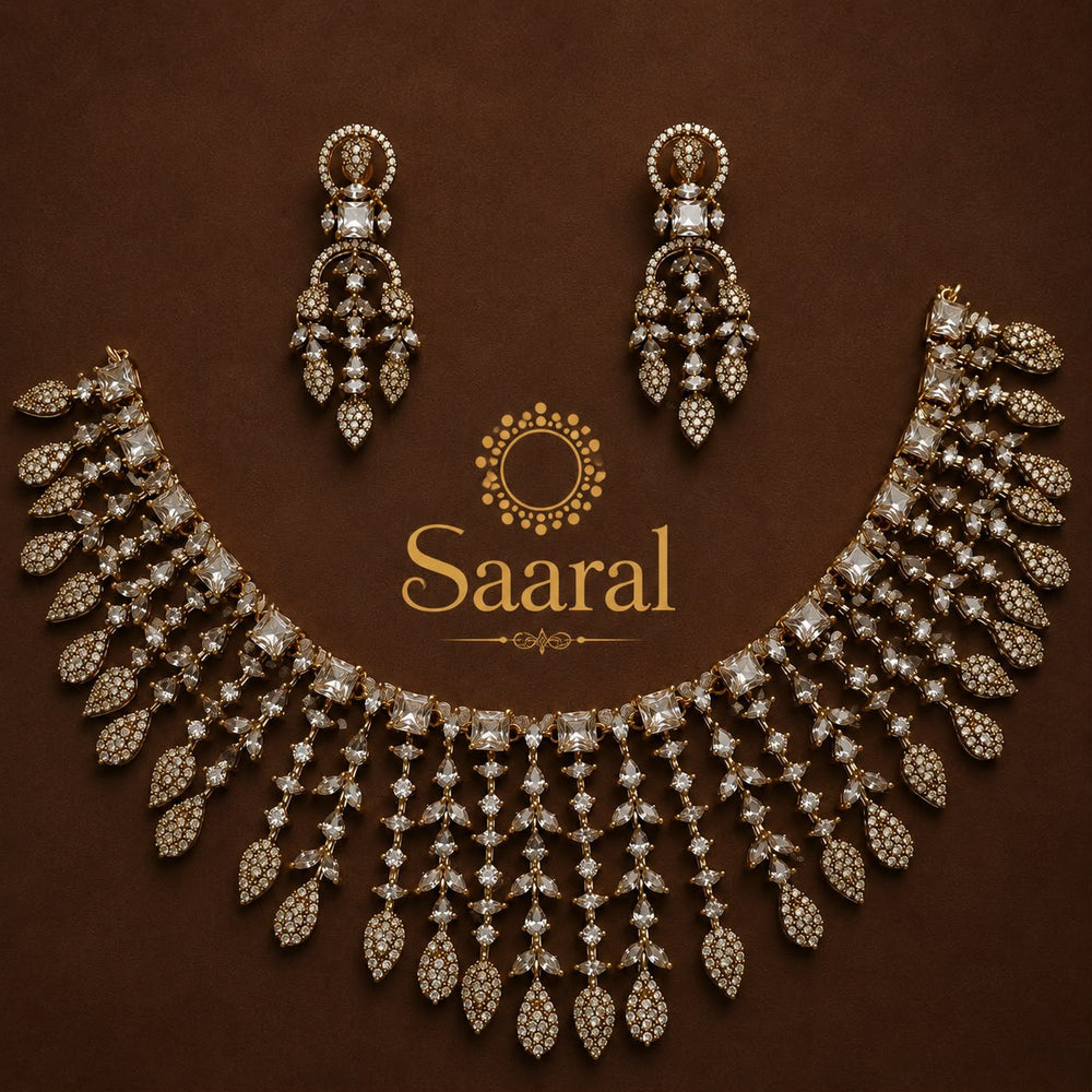 Royal AD Drop Necklace Set