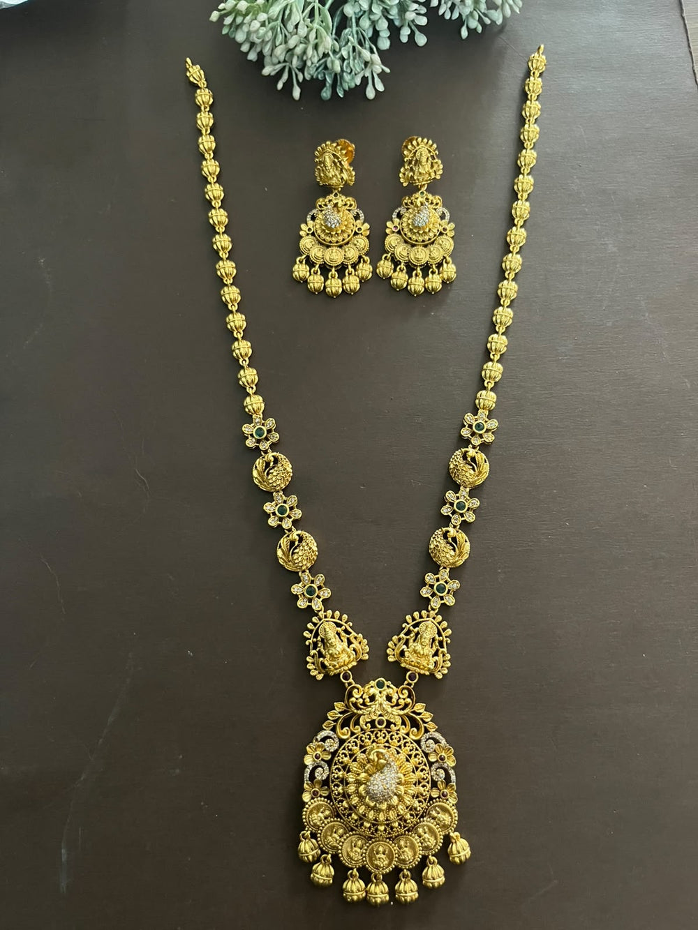 Traditional Lakshmi Haram With Pendant