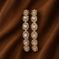 Stunning oval pattern AD bangle